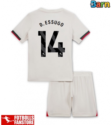 Chelsea Dario Essugo #14 Bortatröja Barn 2025-26 Kortärmad (+ Korta byxor)